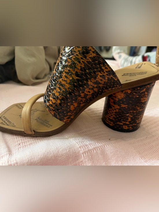 Maison margiela Shoes - Vintage maison margiela block sandal heels (snake skin)